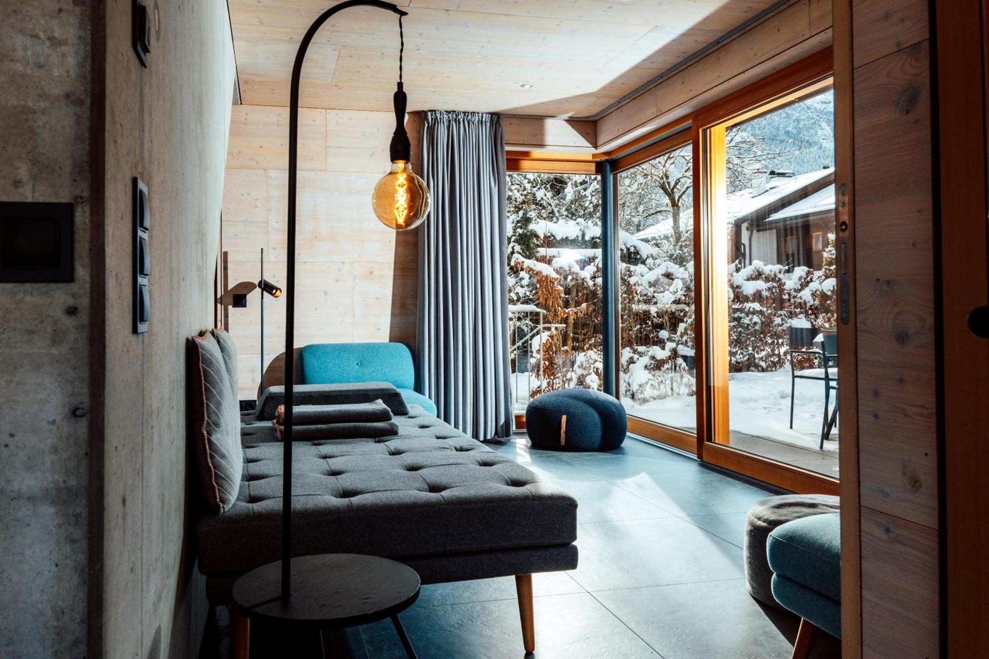 גרמיש-פרטנקירכן Traumferienhaus 2 Mit Sauna Und Bergblick מראה חיצוני תמונה